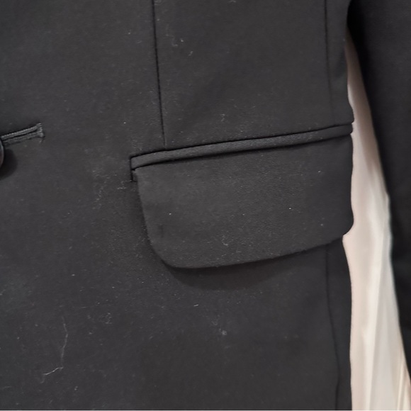 🆕 EXPRESS Black Double Breasted Blazer Size 2 NWT - Picture 4 of 15